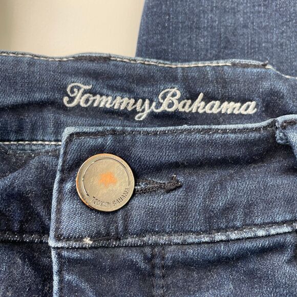 Tommy Bahama Jeans 8x28 Womens Tommy Bahama Jeans 29x27 Dark Wash Straight Ankle - Picture 5 of 11